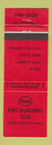 Matchbook Cover - Fort McMurray Esso oil gas AB