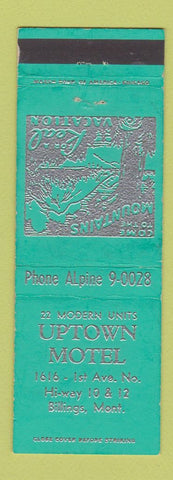 Matchbook Cover - Uptown Motel Billings MT