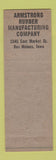 Matchbook Cover - Armstrong Rubber Manufacturing Des Moines IA safety