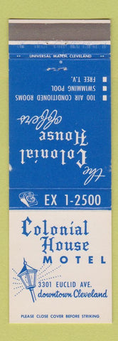 Matchbook Cover - Colonial House Motel Cleveland OH