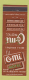 Matchbook Cover - O-Mi Motel Chicago IL