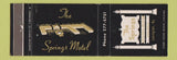 Matchbook Cover - Springs Motel Lexington KY
