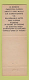 Matchbook Cover - Euclid Motel Cleveland OH