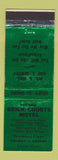 Matchbook Cover - Brick Courts Motel Caldwell KS