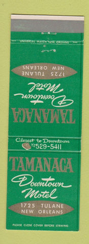 Matchbook Cover - Tamanca Downtown Motel New Orleans LA