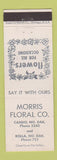 Matchbook Cover - Morris Floral Company Cando Rolla ND