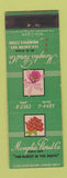 Matchbook Cover - Memphis Floral TN flowers