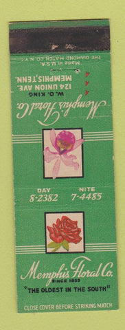 Matchbook Cover - Memphis Floral TN flowers