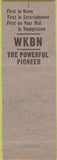 Matchbook Cover - WKBN CBS Youngstown OH