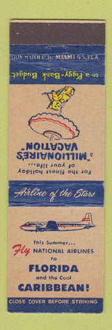 Matchbook Cover - National Airlines Coronet Hotel Miami Beach FL
