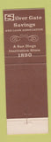 Matchbook Cover - San Diego CA 200th Anniversary 1969