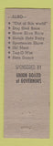Matchbook Cover - Snow Week 1949 Minneapolis? MN