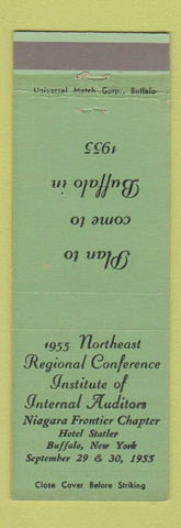 Matchbook Cover - 1955 NE Regional Conference Auditors Buffalo NY