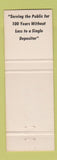 Matchbook Cover - Biddeford Savings Bank ME 1967 WEAR