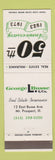 Matchbook Cover - George Busse Real Estate Insurance Mount Prospect IL 1973