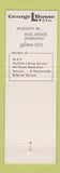 Matchbook Cover - George Busse Real Estate Insurance Mount Prospect IL 1973