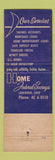 Matchbook Cover - Home Federal Savings Lakewood OH 1961 WEAR
