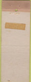 Matchbook Cover - JF Carpenter Liquor Penn Yan NY CREASE