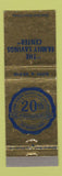 Matchbook Cover - Home Federal Savings Des Moines IA 1956 WEAR
