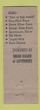 Matchbook Cover - Snow Week 1949 Minneapolis? MN