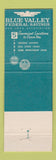 Matchbook Cover - Blue Valley Federal Savings Kansas City Independence MO WEAR