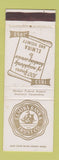 Matchbook Cover - Elmira Bank and Trust NY 1953