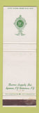 Matchbook Cover - Burns Supply Syracuse Watertown NY WEAR