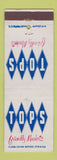 Matchbook Cover - Tops Grocery DD Bean