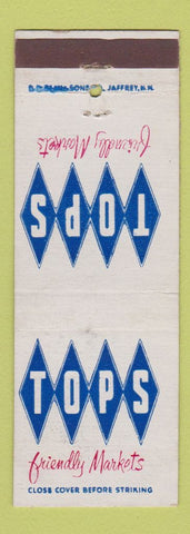Matchbook Cover - Tops Grocery DD Bean