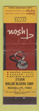 Matchbook Cover - Tyson Roller Bearings Massillon OH  WEAR