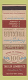 Matchbook Cover - Trexler Lumber Allentown PA 1956