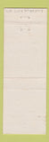 Matchbook Cover - Dory Cove Restaurant