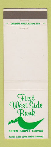 Matchbook Cover - First West Side Bank Omaha NE