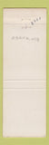 Matchbook Cover - First West Side Bank Omaha NE