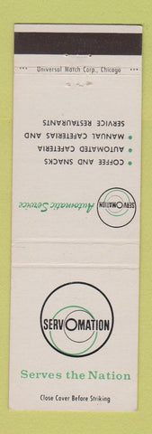 Matchbook Cover - Serv O Mation Vending