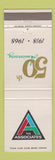 Matchbook Cover - The Associates 1968