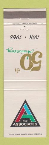 Matchbook Cover - The Associates 1968
