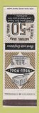 Matchbook Cover - Second National Bank Towson MD 1956