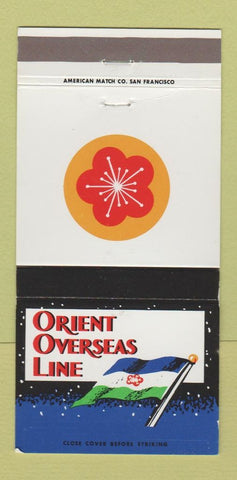 Matchbook Cover - Orient Overseas Line Cruise 30 Strike