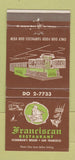 Matchbook Cover - Franciscan Restaurant San Francisco CA 30 Strike
