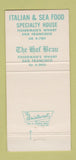Matchbook Cover - Peter Alioto's Seafood Restaurant San Francisco CA 30 Strike