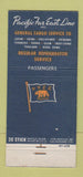 Matchbook Cover - Pacific Far East Line Shipping 30 Stick