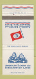Matchbook Cover - American Export Isbrandtsen Lines WEAR 30 Strike