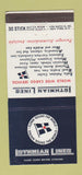 Matchbook Cover - Isthmian Lines 30 Stick