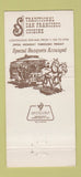 Matchbook Cover - Hoffman's Grill San Francisco CA 30 Strike