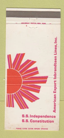 Matchbook Cover - American Export Isbrandtsen Lines WEAR 30 Strike