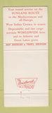 Matchbook Cover - American Export Isbrandtsen Lines WEAR 30 Strike