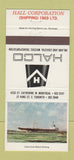 Matchbook Cover - Halco Corp Shipping Toronto ON Montreal QC 30 Strike
