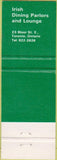 Matchbook Cover - Dooley's Restaurant Toronto ON