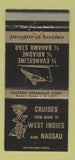 Matchbook Cover - Eastern Steamship Cruises Miami FL WEAR 30 Strike